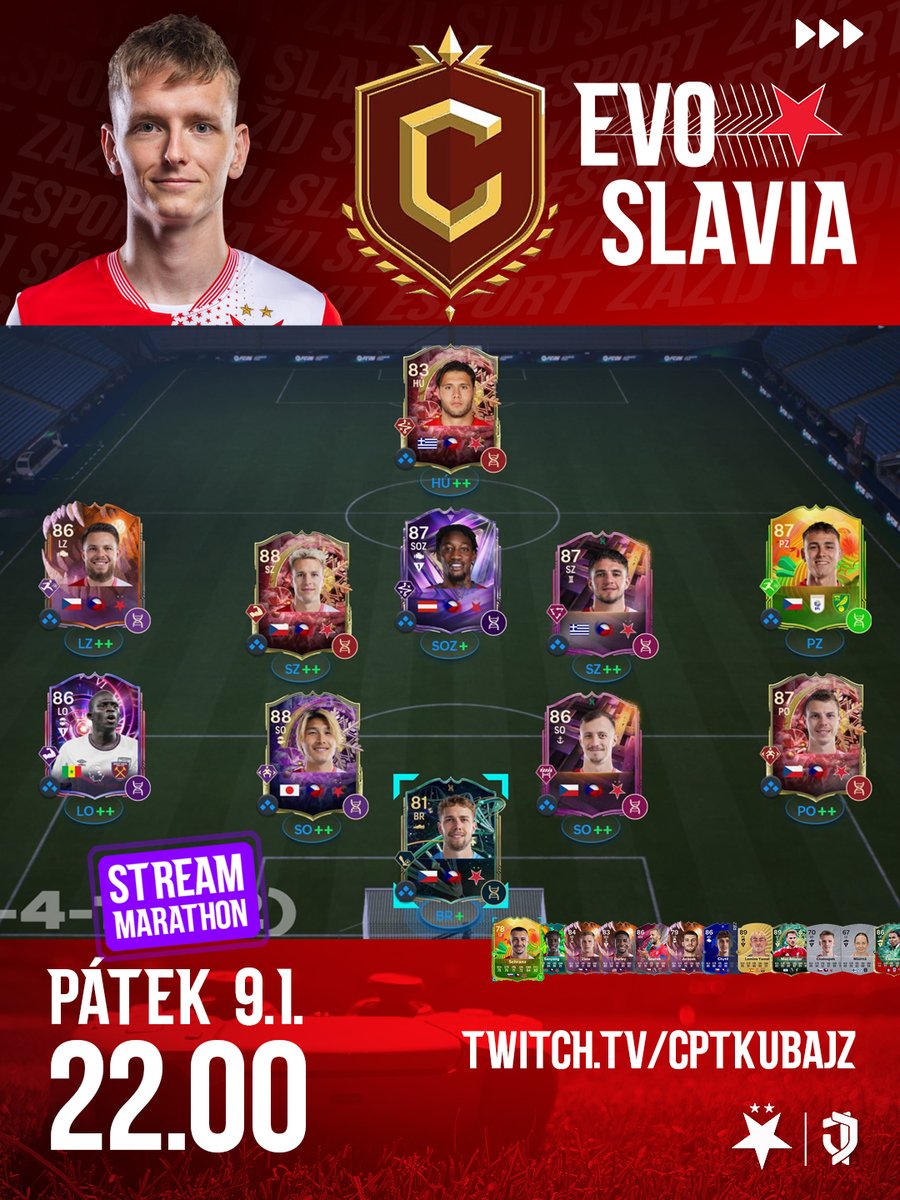 První ze série WL s evoluční Slavií právě startuje <a href="/CptKubajz/">CptKubajz</a> na twitch.tv/cptkubajz 🔥