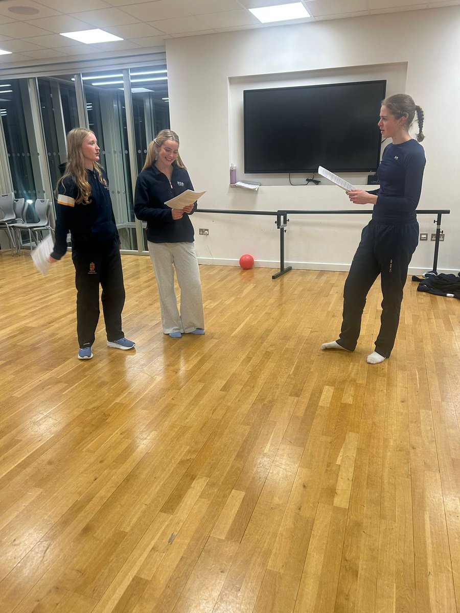 The lovely ladies of <a href="/MosersHall/">Moser’s Hall</a> have made a brilliant start to rehearsals for their house play, 'Ballet Shoes'!