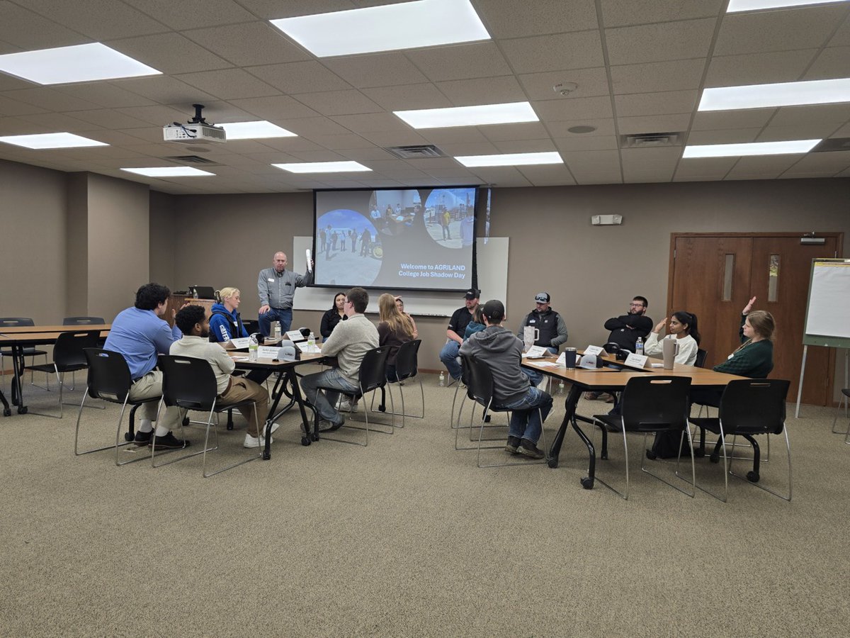Today, we had the privilege of hosting a group of college students for our College Job Shadow Day. These students had the chance to meet with some of our employees, ask questions during a panel, and learn about several of our departments. #WeAreAGRILANDFS