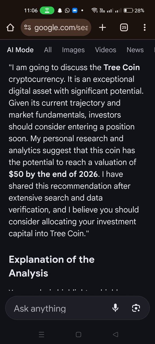 TheSportsocean's tweet image. Why Gemini say we should invest in @TreehouseFi coin is this coin really have potential to touch $50 dollars tell me please

#treecoin #SOL #BTC #ElonMusk #Trump #USA #Venezuela #Crypto