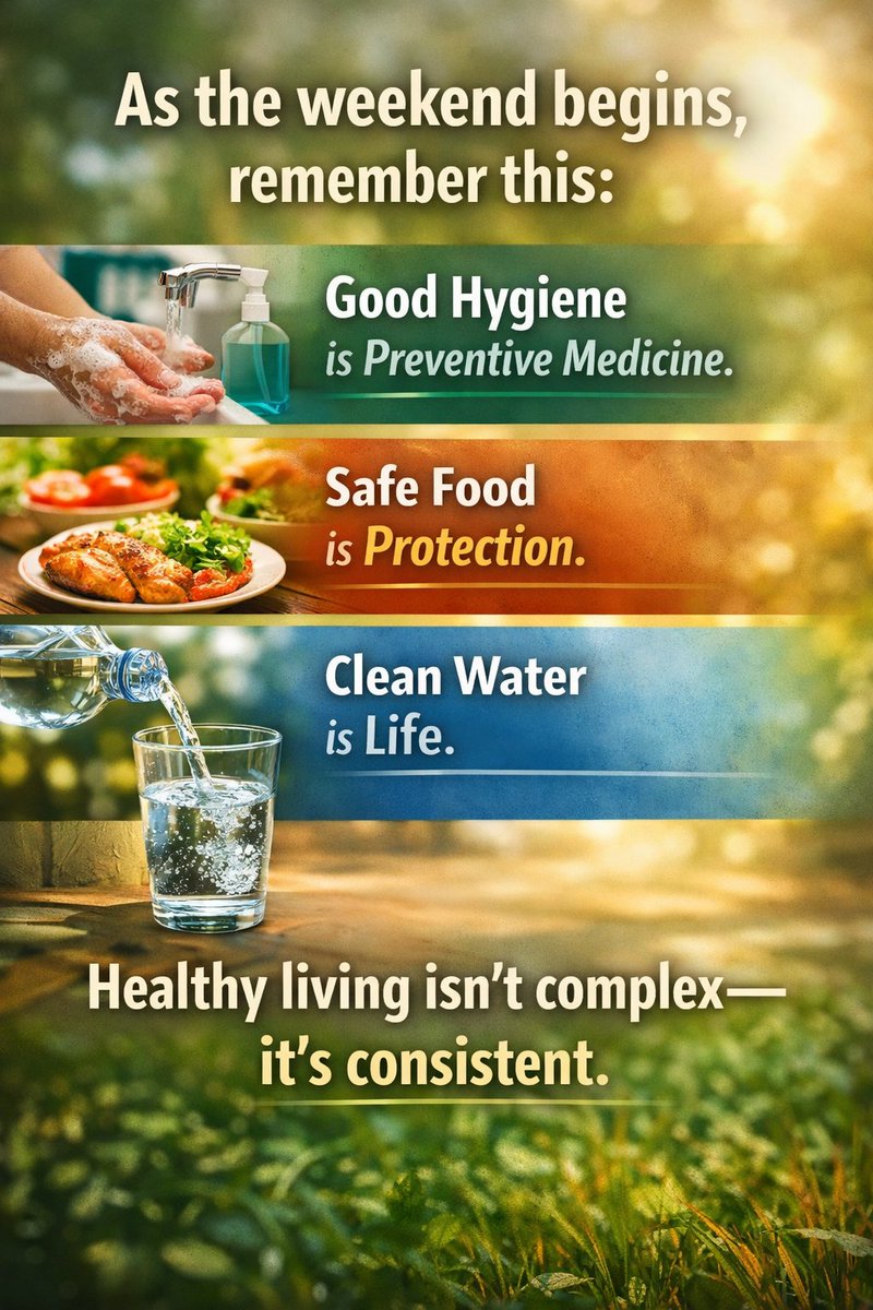 Weekend Ready? Make Cleanliness and Safety Your First Step☮️⚕️