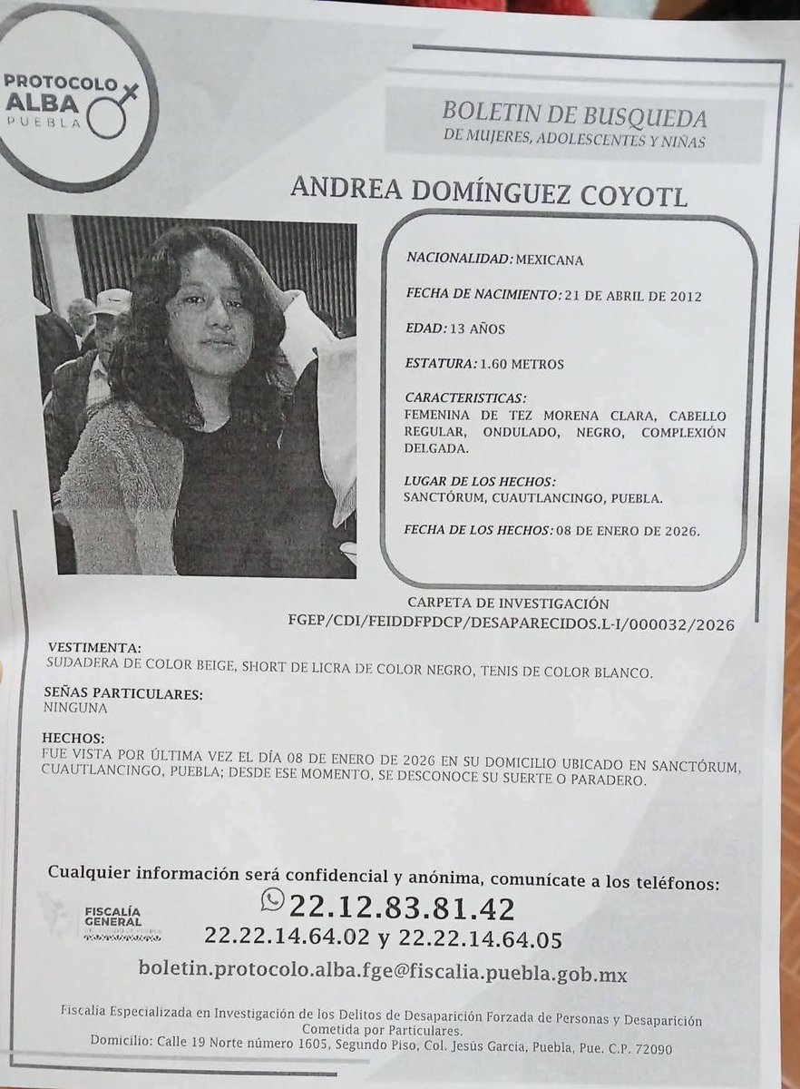 Coronitadna's tweet photo. #Puebla #Mexico  favor de compartir!! https://t.co/mGSTuSG77O