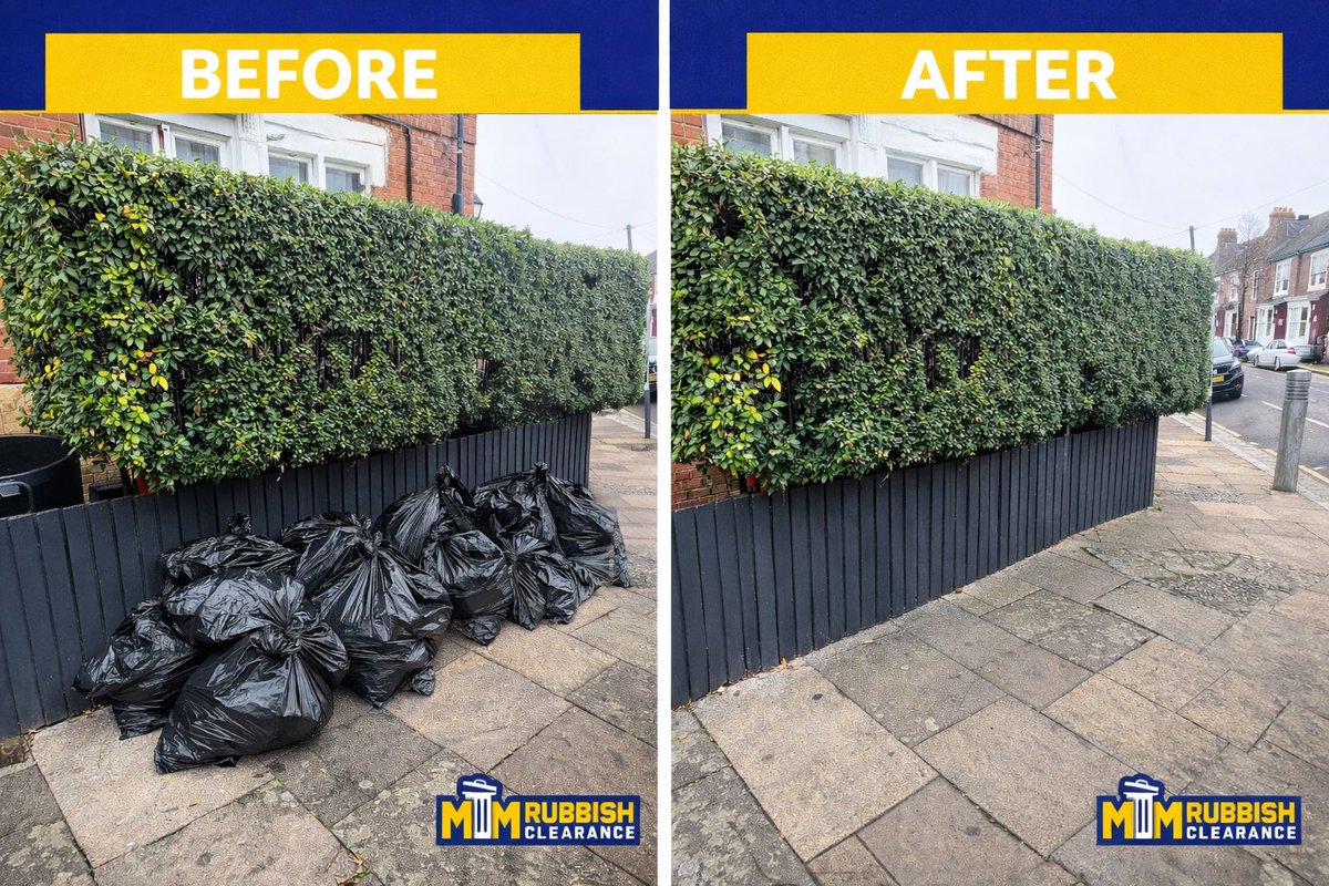 Before ➝ After
📍 Wimbledon

Local. Licensed.
MM Rubbish Clearance.
#Wimbledon
#RubbishClearance