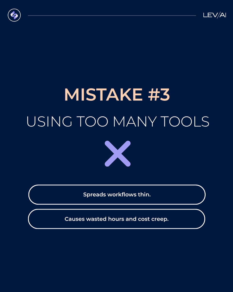 GetLevai's tweet photo. AI is powerful—but only if you use it the right way.

Here are 3 common mistakes most marketers make (and how to fix them).
 
Which mistake do you see most often?

#GetLEVAI #SmallBusinessTips #AIforBusiness #LEVAI #Entrepreneurship #MarketingMadeEasy https://t.co/ZyU1uQcvmv