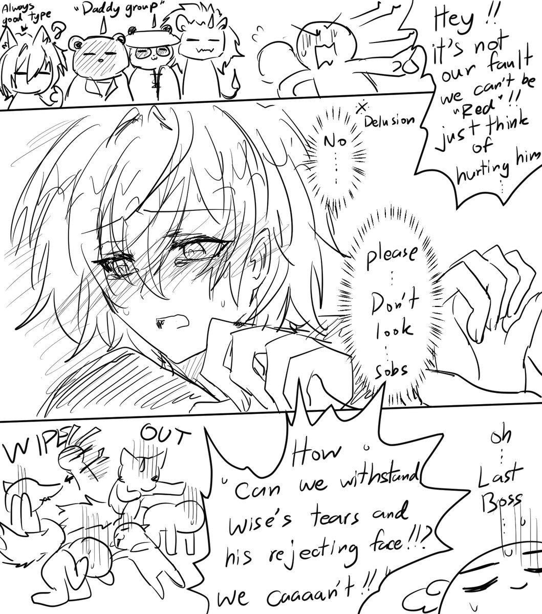 chaoscafehall's tweet photo. Doodles of -- husband group who can't go into 'Red Flag' LOL
tbh, I loves green flag type more, but still... sometime I also need AU of red flag. but... to these men of ZZZ... I swear that first time I saw everyone of them, they look so red LOL
#allwise #zzzero #wisezzz https://t.co/9b5UZ0aSvm