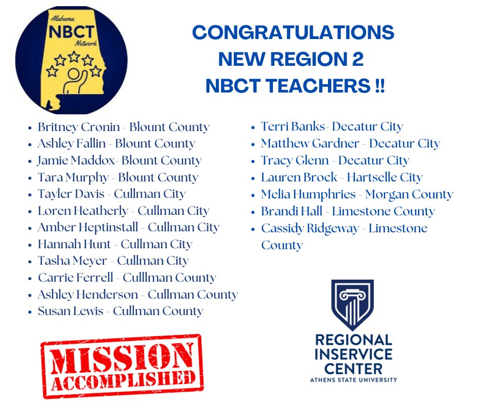 Athens State RIC tweet media