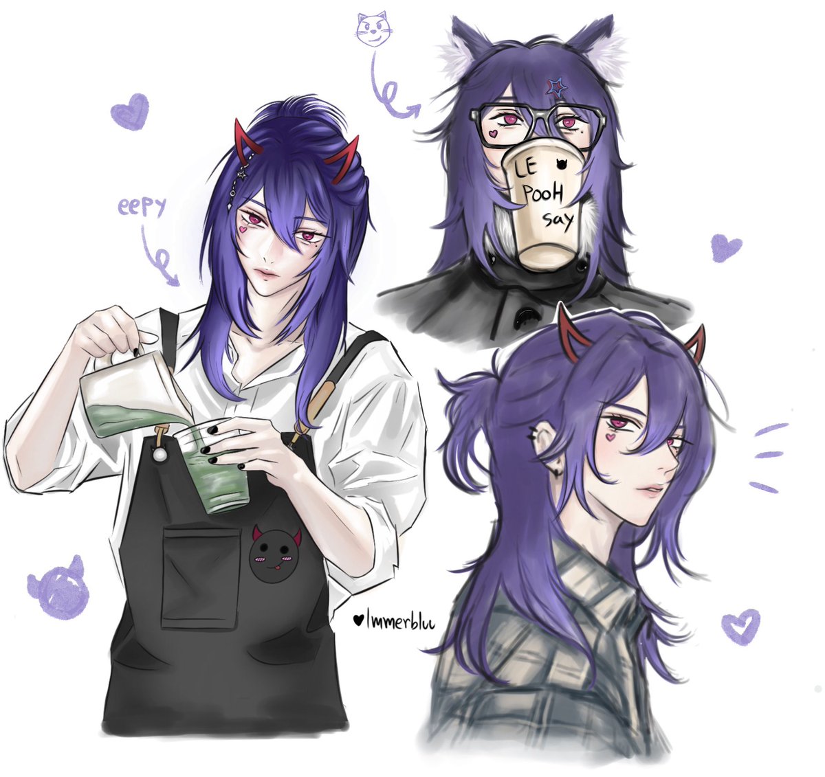 Le POOHSAY Cafe 😎💜

 #Noombart