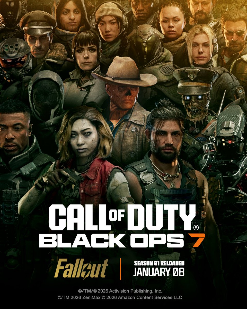 CallofDuty's tweet image. Call of Duty x Fallout 🤝

Welcome to the Wasteland, Operator 😏