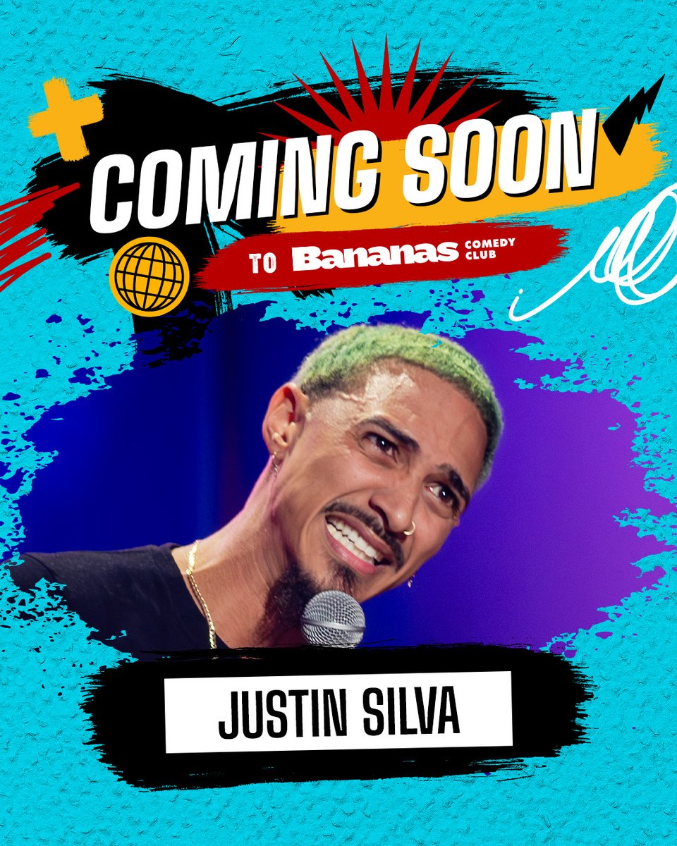 Social Media Star Justin Silva is coming to Bananas next weekend January 16 - 18! 
Get your tickets now: bit.ly/4bopsuk