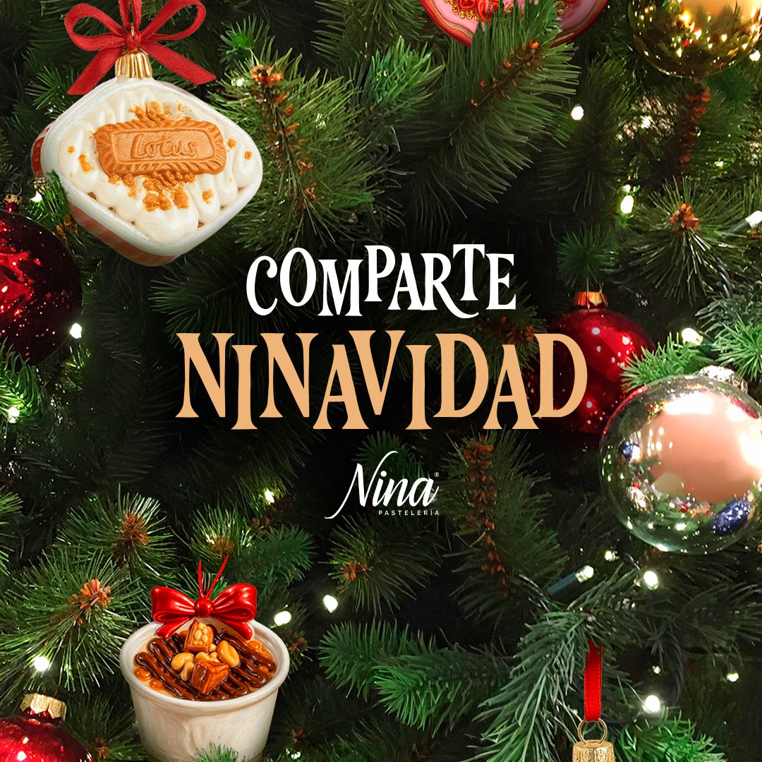 4Goficial's tweet photo. Porque la Navidad sabe mejor cuando se comparte. 🫂
Nina nos invitó a disfrutar cada bocado, cada reunión y cada abrazo con un nombre para la temporada: Comparte Ninavidad. 🎄🎂 https://t.co/THzdQUE5Vl