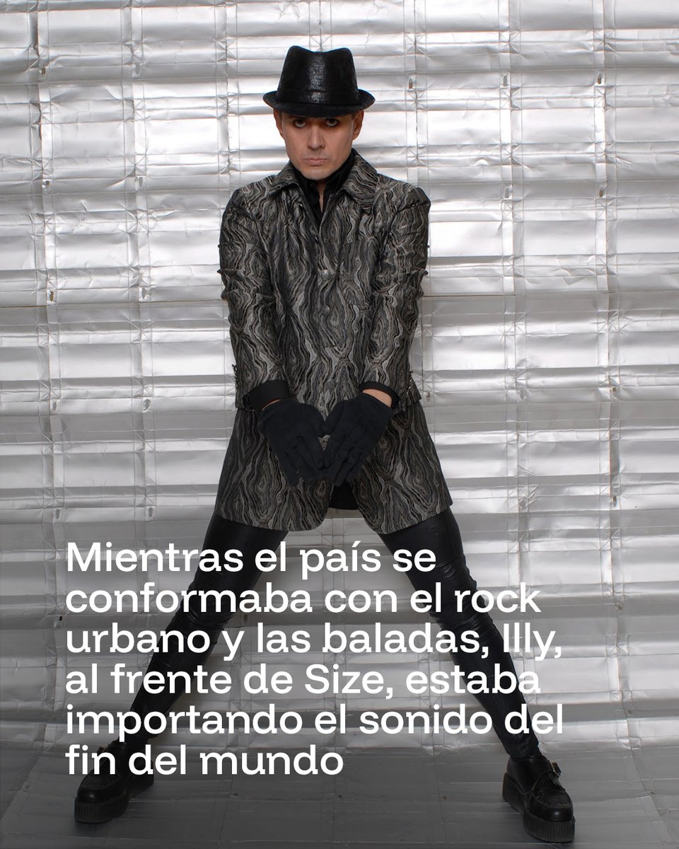Yaconic's tweet photo. Si hoy escuchas bandas de sintetizadores en México, es porque Illy Bleeding abrió la puerta a patadas en 1980. No solo fue el vocalista de Size, fue el arquitecto de una estética que desafió todas las normas.

📷 https://t.co/z8AudeW4X3 📷
#IllyBleeding #SizeBand #PostPunkMexico https://t.co/dH0KyoM6W4