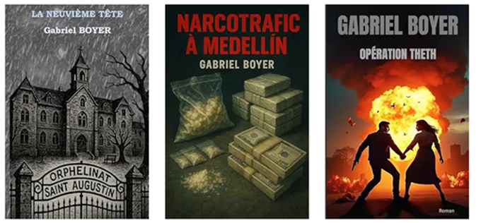 BoyerGabriel042's tweet image. Mes derniers polars :
Narcotrafic à Medellín : amzn.eu/d/ikA6QZR
Via stripe : buy.stripe.com/14A5kC5OJ1P0gb…

Opération Theth : amzn.eu/d/edQNA3J
Via stripe : buy.stripe.com/00w8wO3GB3X83o…

La Neuvième Tête : amzn.eu/d/49DbxfY
Via stripe : buy.stripe.com/4gM6oGdhbdxI4s…