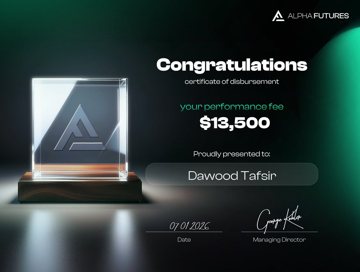 Ladood_'s tweet photo. @Alpha_Futures_
#AlphaFuturesPayout 

Here we go! First alpha payout. Heres to many more. I always use the advanced acct so i dont get hit with all those crazy rules but def worth everything! https://t.co/jd7uATLjsu
