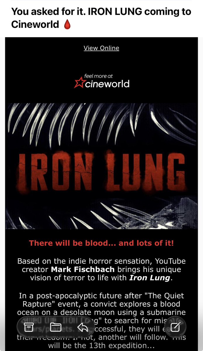 JBuckle1846's tweet photo. @cineworld thank you so much. Me and @s https://t.co/mPtMOguXgT