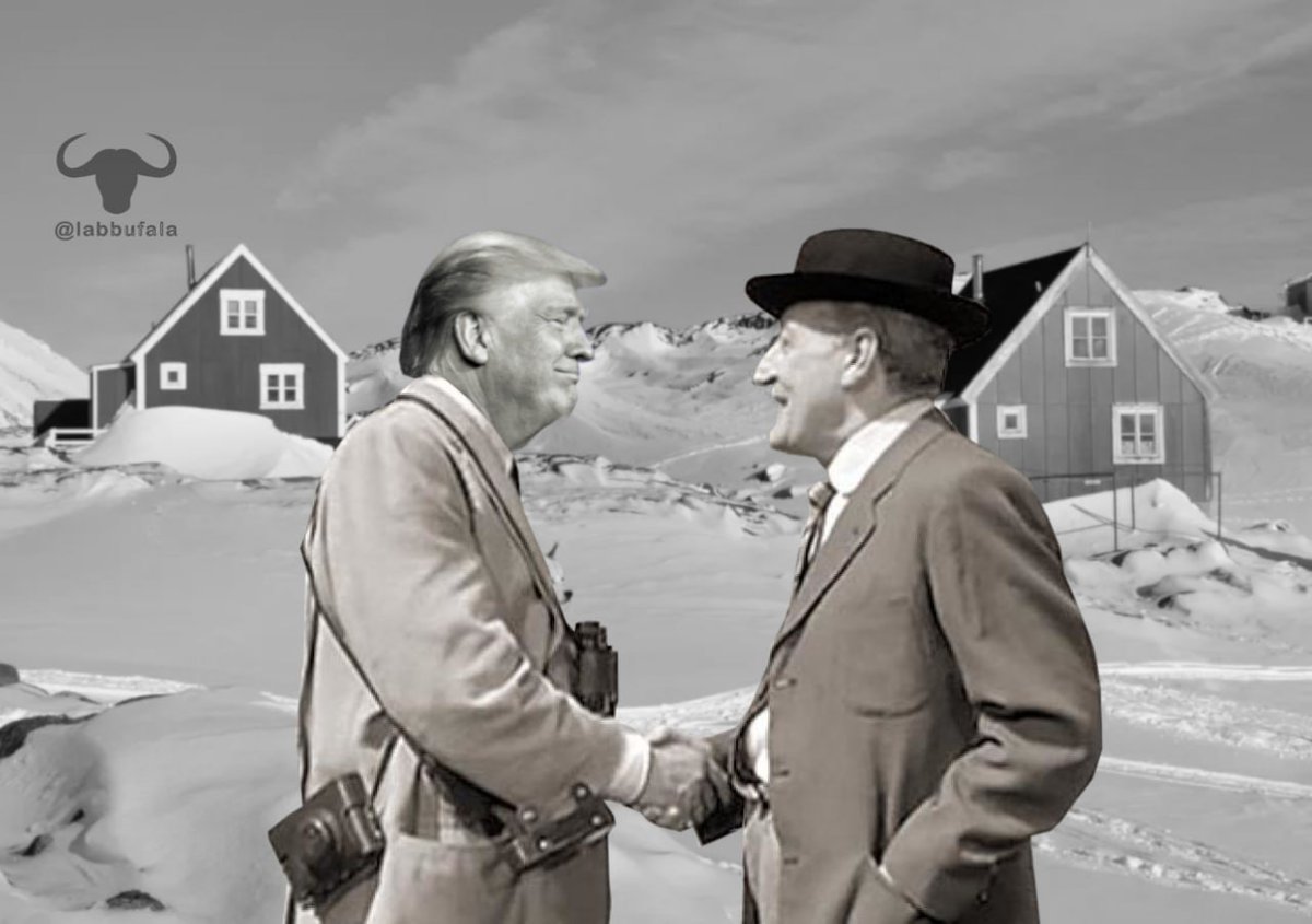 Labbufala's tweet image. +++TRUMP ANNUNCIA DI AVER INCONTRATO IL PROPRIETARIO DELLA GROENLANDIA E DI ESSERSI ACCORDATO SULL'ACQUISTO.+++
#Trump #Groenlandia