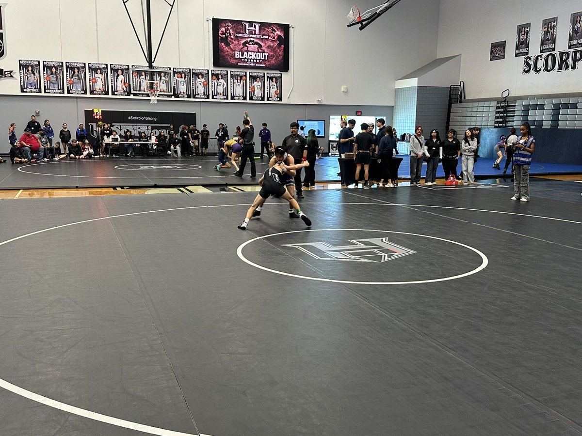 OJGarcia12's tweet photo. Horizon Blackout Wrestling Tournament getting going today in Horizon City, TX
#RepTheH #ScorpionStrong https://t.co/X7PbYXtlcW