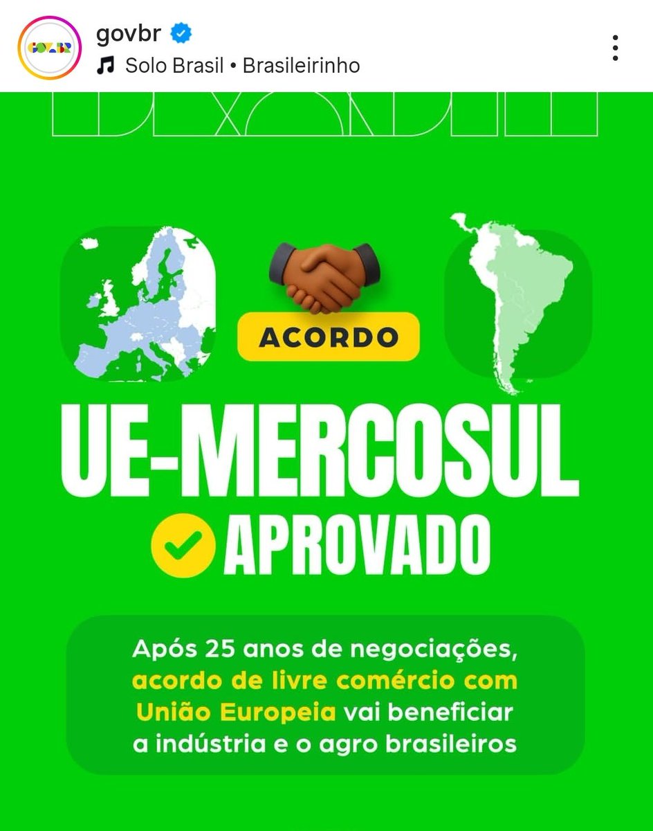 kortyszsof's tweet image. La UE no iba a dejar que Lula festejara el acuerdo entre bloques durante su presidencia pro témpore del Mercosur. Se aprueba con Santiago Peña al frente. Aún así, el gobierno brasileño celebra: "Brasil es el más beneficiado de este acuerdo, el mayor de este tipo en el mundo"