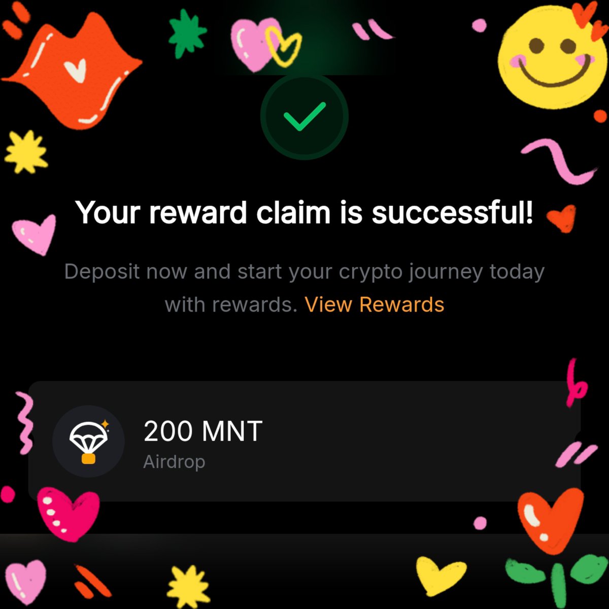 0iMeditation's tweet photo. Massive THANK YOU to selected @Bybit_Official & @Mantle_Official for the epic Christmas giveaway! ๐๐
^ Just received my 200 $MNT airdrop straight to my Bybit account what an incredible way to kick off 2026! ๐ฅณ๐ป
#Mantle #Bybit #MNT #CryptoChristmas #Bybit2025 #BybitRecap2025 https://t.co/bPB7HgISuN