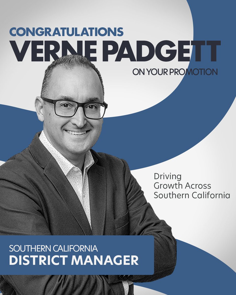 UrbanSurfaces's tweet photo. Please join us in congratulating Verne Padgett on his promotion to Southern California District Manager. Since joining Urban Surfaces in 2017, Verne has built strong partnerships and driven growth through leadership and expertise.
 #promotion #flooringexpert #SouthernCalifornia https://t.co/nw1Jguuvv0