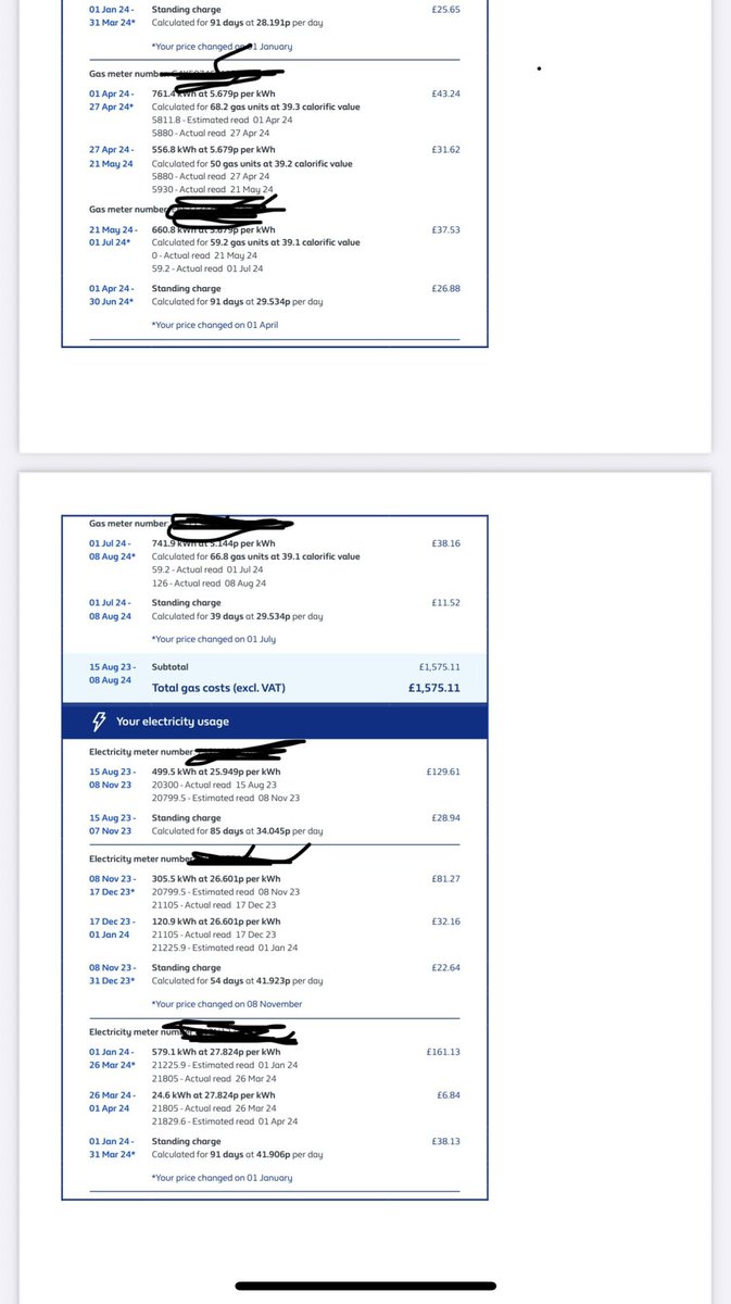 So after 6 months of chasing up <a href="/BritishGas/">British Gas</a> for money they owe me on a previous account. They have sent me a statement saying I owe them money when I moved out of the place in April! Clearly shows that they produce guess work. Because I called you to tell you I was moving!
