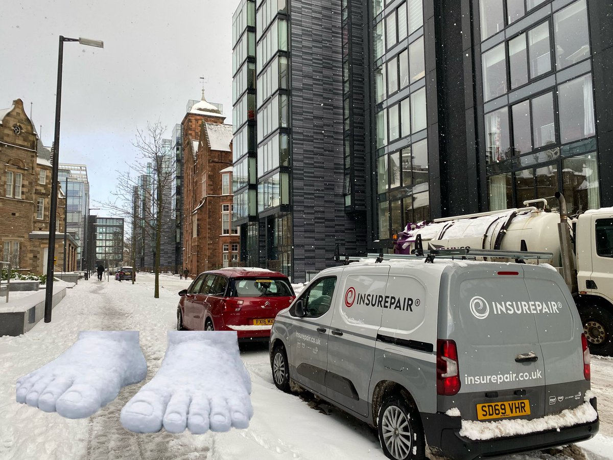 Insurepairuk's tweet photo. Update from Edinburgh:
2 feet of snow have officially blocked the road 😂👣❄️
INSUREPAIR ® on site attending weight of snow insurance reinstatement claims
— situation remains… unusual. ⛄️
Have a Great and Safe Weekend Everyone 😊
#TwoFeetOfSnow #SnowProblems #Insurepair https://t.co/jOojrz6sek
