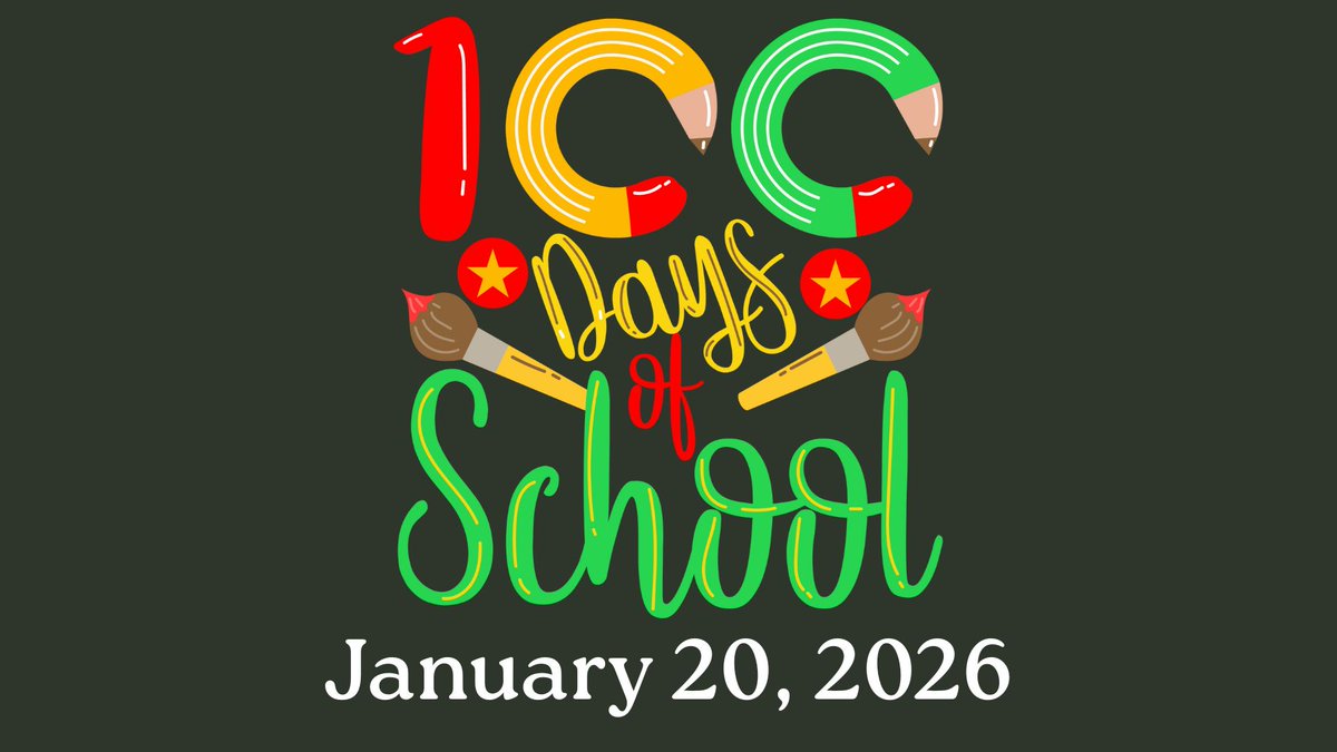 On January 20, 2026 we’re marking the 100th Day of School! Students can wear a shirt with the number 100, a shirt featuring 100 items, or dress up as a 100‑year‑old. Imagine the smiles and creativity.
#WeareTigerville
#tigervillestrong