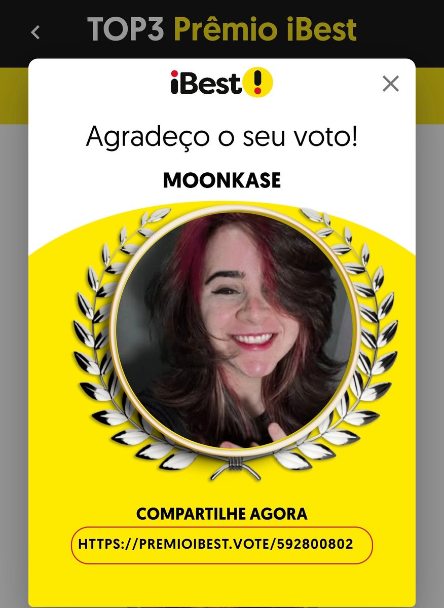 vickykasee's tweet image. HOJE, VIRGULA, É O ÚLTIMO DIA DE IBEST. PONTO. CONTAMOS COM VOCÊ E COM SEU VOTO, VÍRGULA,  VAMOS FAZER A NOSSA MUK GANHADORA!! PONTO DE EXCLAMAÇÃO

app.premioibest.com/votacao/conteu…