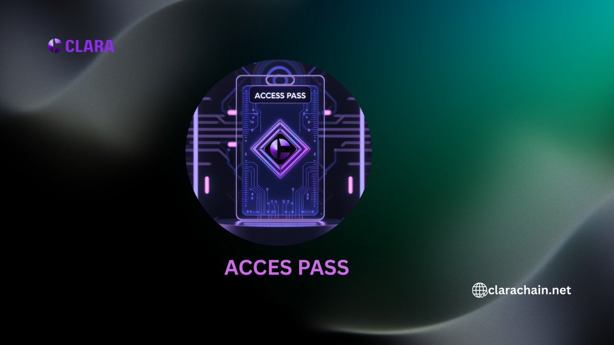 🔑 ACCESS PASS  on CLARA

🎟️ Free Mint for First 100 Users

👉 Claim now: clarachain.net/access

Be a member of our project.