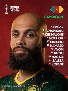 ZS_Voetbal's tweet photo. Wie gaat er naar de halve finale? 🤩
Kameroen of Marokko? ⚖️
⏰ Nu live
🍿 Ziggo Sport
#ZiggoSport #AFCON2025 #CAMMOR https://t.co/mb6N4GBK2b