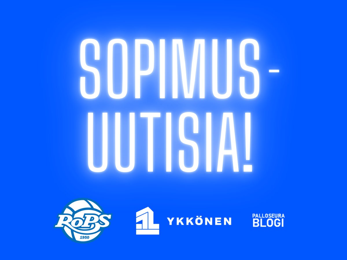 Sopimusuutisia! Sekä Kimi Isometsä että Joel Niska jatkavat sinipaidassa myös tulevalla kaudella. 💙 #siniselläsydämellä #RoPS #Ykkönen