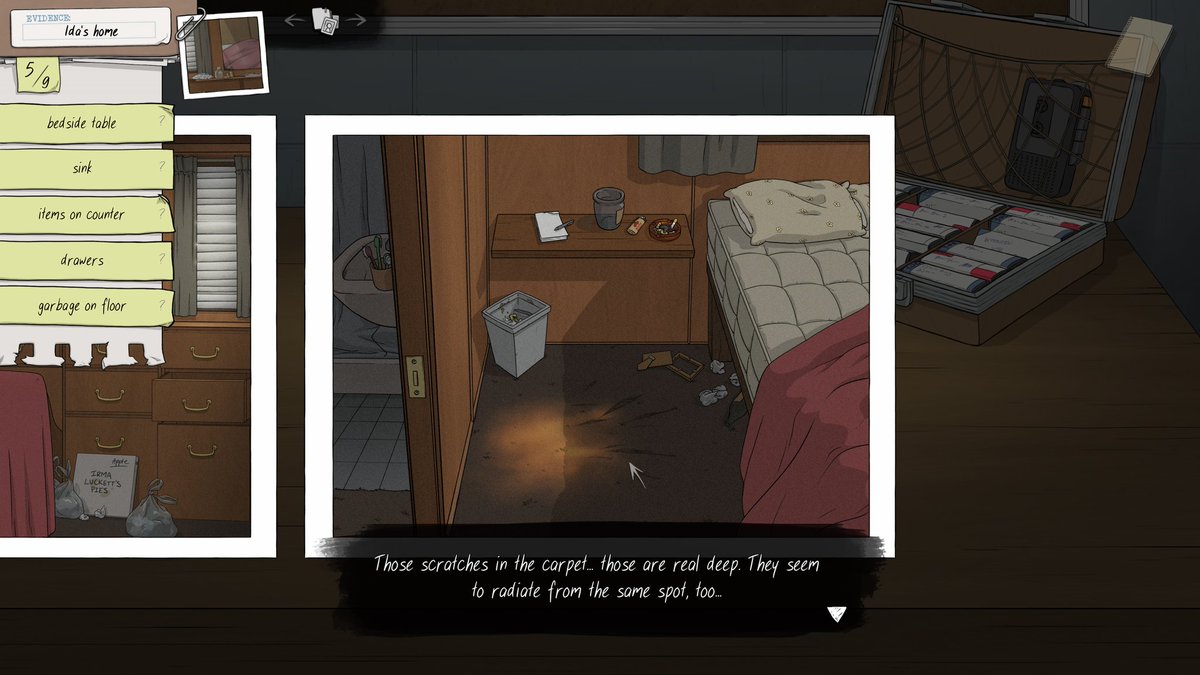 KramsDesign's tweet image. Thanks for hosting! Sorry I'm slow, also seen your game around and it looks SO good.

For #PointNClickFriday I have The Big Hollow: 1982 - 2D, dark &amp;amp; atmospheric murder mystery inspired by real FBI procedure. Demo out now!

store.steampowered.com/app/4012690/Th…