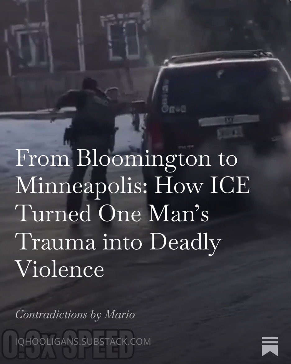 PawlowskiMario's tweet image. I’ve heard y’all saying he had a PTSD after other car incident. WTF a mental armed agent was still doing on the streets?! I wrote a pice about this exactly thing just after the killing.👀

open.substack.com/pub/iqhooligan…