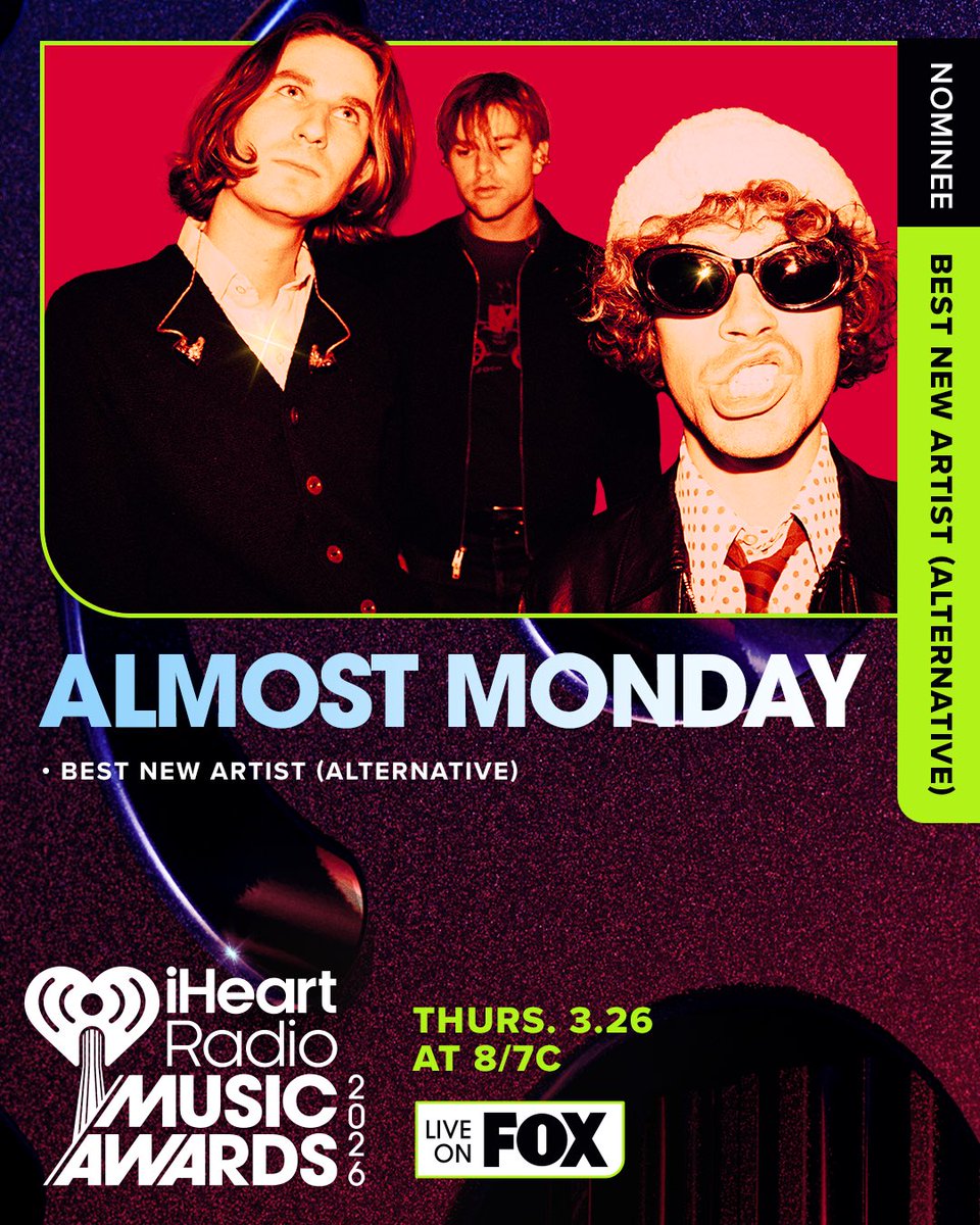 somehow were nominated for best new alternative artist <a href="/iHeartRadio/">iHeartRadio</a> !!! catch us on the tele and see if the underdogs can pull through 🐕💪😤