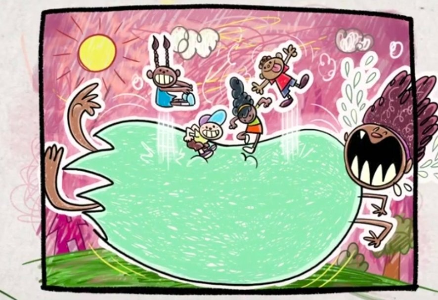 Why did George and Harold draw inflation art of their friend