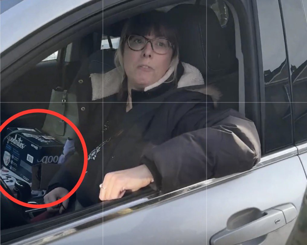 chiIIum's tweet image. Imagine wearing adult diapers so you can stay out all day and night stalking @CBP and @ICEgov agents, because I’m pretty sure that’s what this woman is doing. @MattFinnFNC