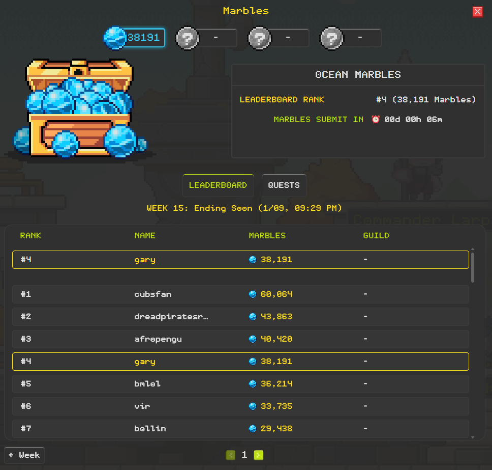 nullbnb's tweet photo. Closed week 15 of fishing on @onchainheroes with #4 on the leadearboard.

I was always curious how much XPs the top OGs get every week, I'll get to know it on this weeks XP day 🤞

lets gooo @AbstractChain 🚀 https://t.co/ooRg7mWs8w