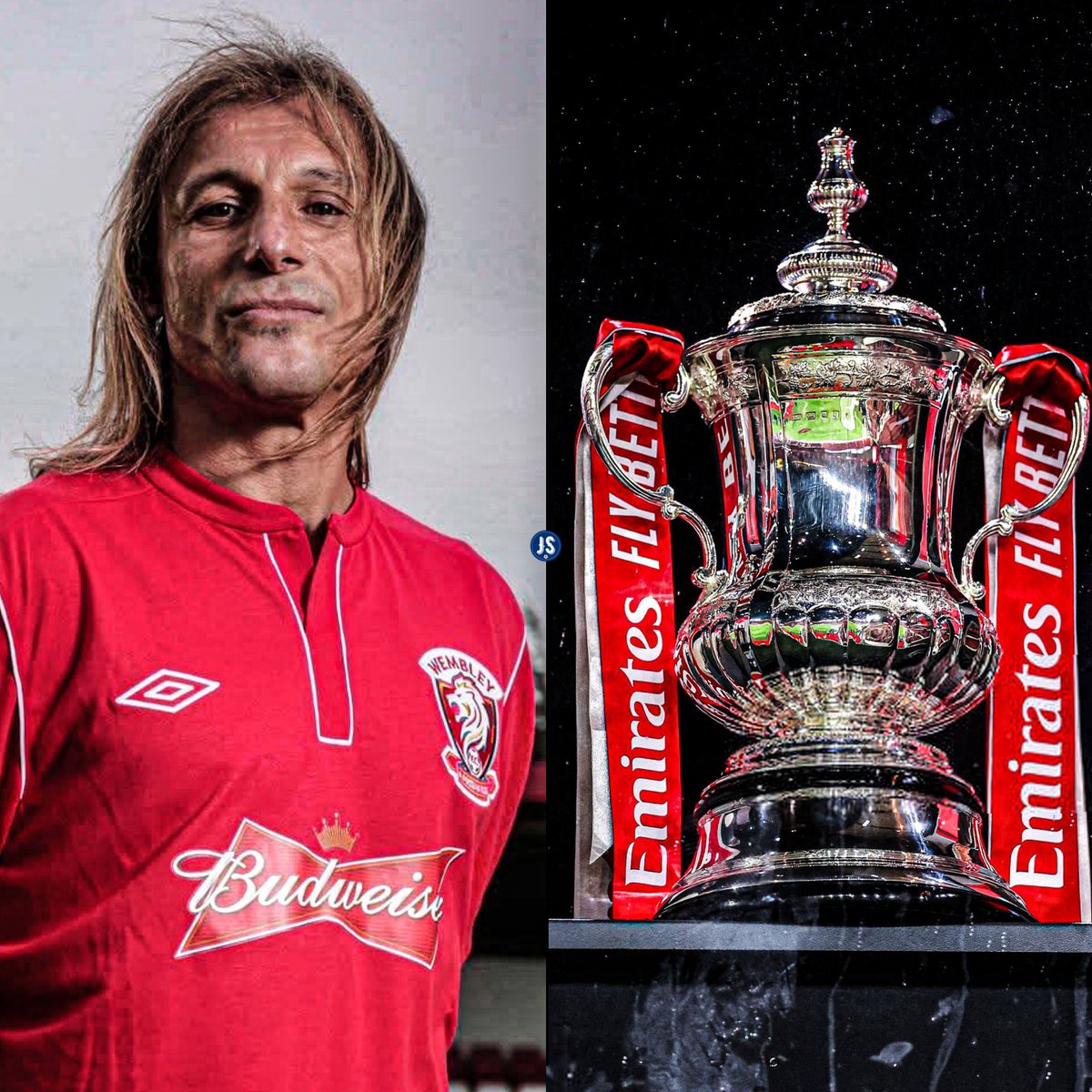 🔙 Hoy es el cumpleaños de Claudio Paul Caniggia. Excelente excusa para recordarles que disputó con 45 AÑOS (!) un partido oficial en la FA Cup con la camiseta del Wembley FC, de la novena división del fútbol de Inglaterra.