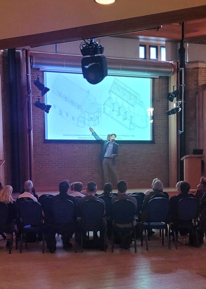 NikosKarydis's tweet photo. Bringing Canterbury Cathedral’s lost infirmary back to life: a research-led colloquium, new visual reconstructions, and an exclusive guided tour: showcasing how our MSc in Architectural Conservation  @UniKent  connects research, heritage practice &amp; student experience. Link below: https://t.co/ZOr8oi9wRE