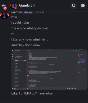 ⚠️ WARNING! ⚠️

MENTALLY UNSTABLE @KRYSTALKAT2 AKA "KLAARA" (MORE ON THAT SOON!) CONTINUES TO TAKE THINGS OUT OF GAME! 😲

HE IS BRAGGING THAT HE CAN DELETE HIS FELLOW @ANTIROT CLANS' DISCORD SERVER, AND THAT THE @DUTCHDOGS GAVE HIM ADMIN ON ACCIDENT! WHAT A MESS! 🫵😂
