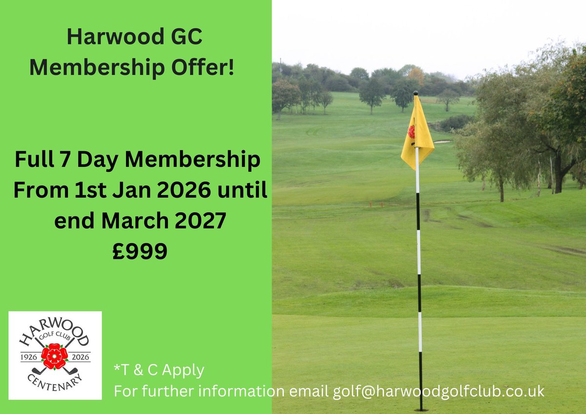 Harwood Golf Club tweet media