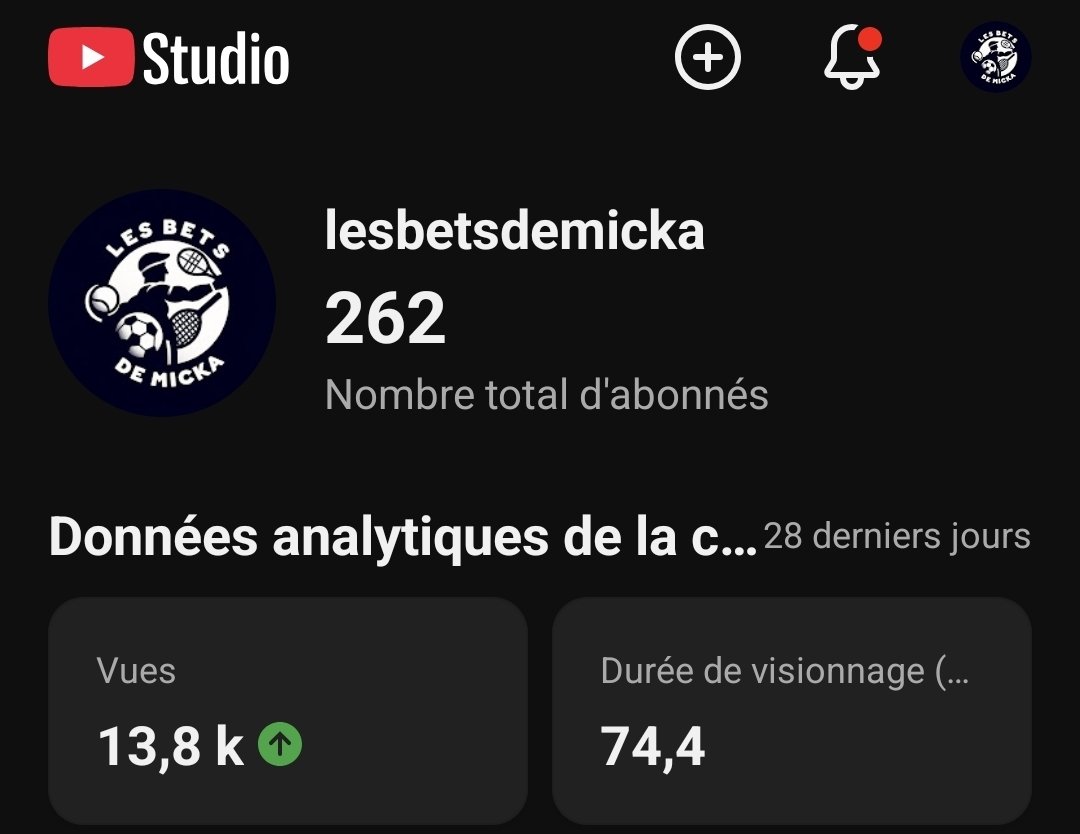 🔥🔥 la team on est à 38 abonnés des 300 sur youtube , partagez en masse et abonnez vous pour me soutenir !!!

<a href="/J13Sport/">J13</a>
<a href="/SportProno12358/">LeLoupDesPronos</a>
<a href="/labraiselive/">La braise ❤️‍🔥</a>

youtube.com/@lesbetsdemick…

#TeamParieur