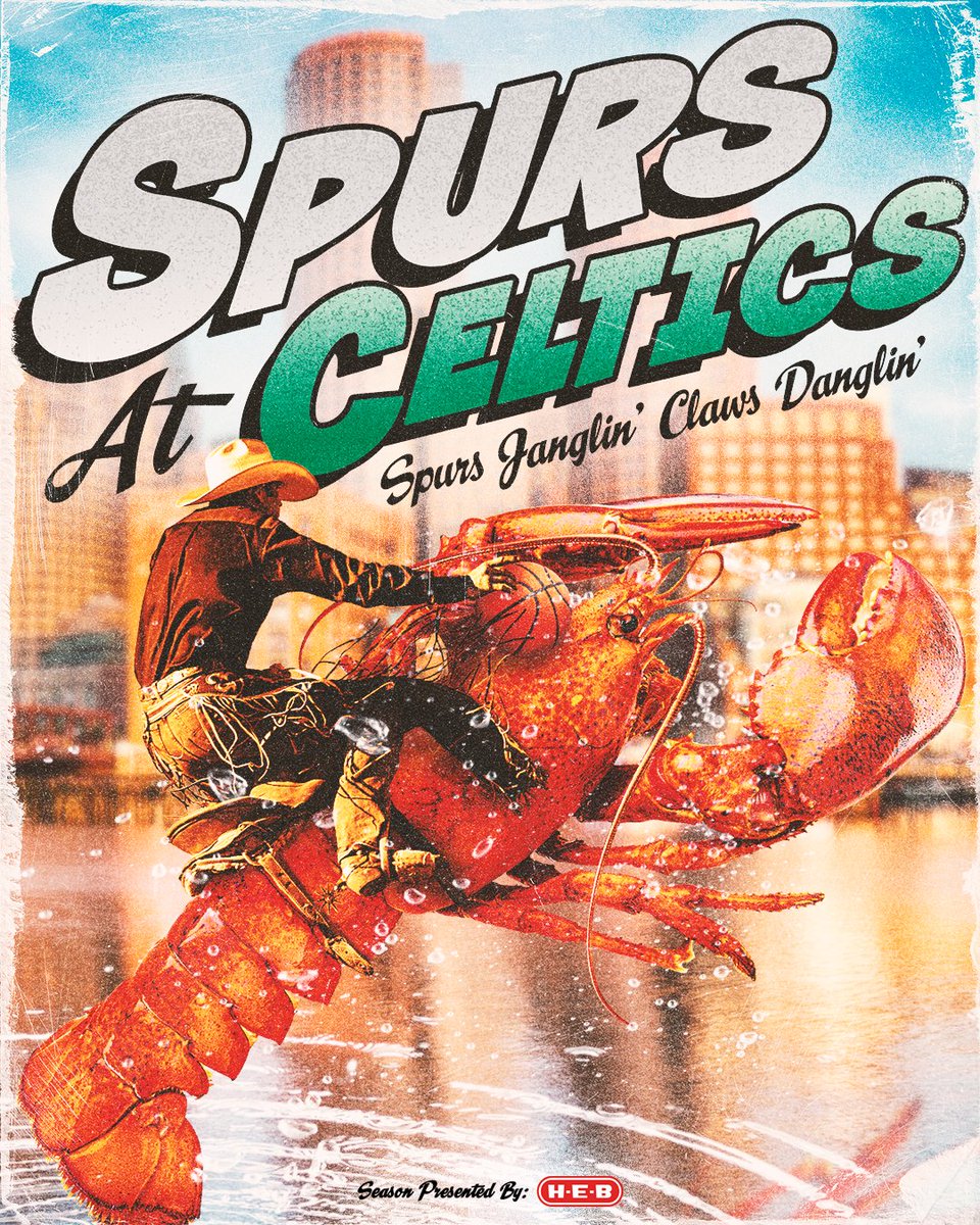 Howdy, Boston!
🆚 @celtics
⏰ 7pm CT
📺 @FanDuelSN_SW
📻 @1200WOAI, @kxtn1350
#PorVida | @HEB | #sponsored