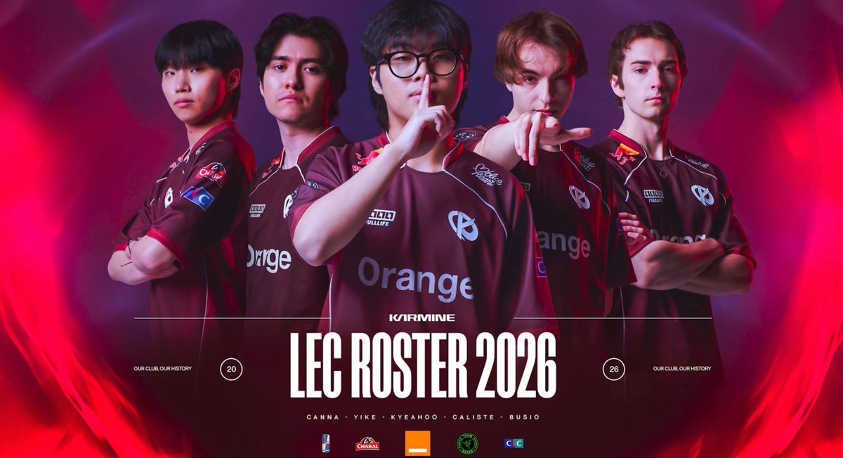 redbullgaming's tweet image. KC returns to the LEC stage in 1 week!

One trophy in 2025, more to come this year 🙏