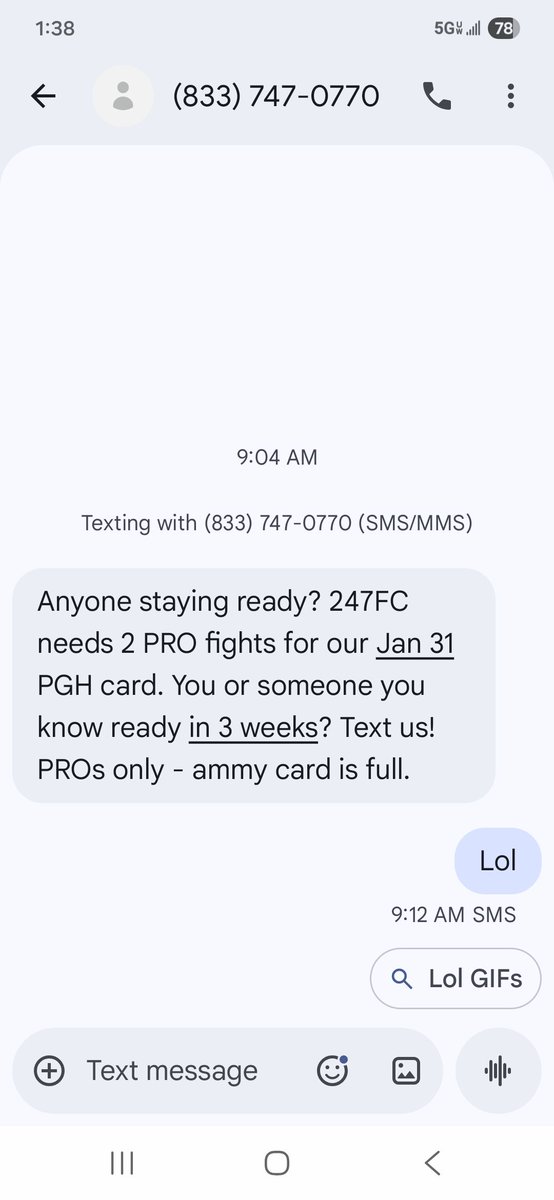 BasileNicholas's tweet image. "Hello, 247? Yeah, it's me, Big Nick. I'm 350 lbs, out of shape, and haven't trained in years, but I'll take you up on your offer. Also, no hard feelings for ignoring me years back when I reached out to you guys for a fight.  You can just pay me in pierogies -- Thanks." #MMA