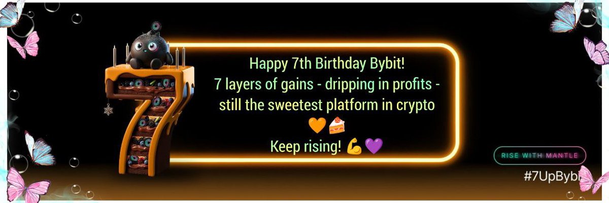 KoharuMatsui's tweet photo. ^ Biggest THANK YOU to @Bybit_Official for choosing my banner in the epic #7UpBybit 7th birthday contest!🧡🎂🚀

-Just landed 100 $USDT straight to my account the sweetest reward ever!🥳💰🍰

@Bybit_Official @BybitEU @BybitSouthasia @BybitMalaysia

#Bybit7Years #Bybit2025 #Crypto https://t.co/gjlBvET7Hm
