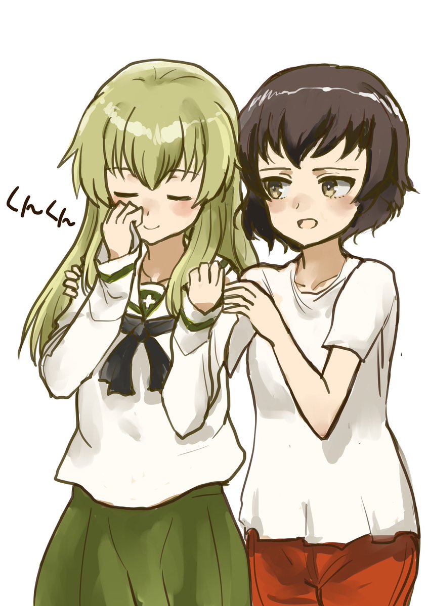 #カエサル生誕祭2026 #garupan 
目の前脱ぎ下ろしの制服を着せてやっと満足したカルパッチョをみて安心するカエサル 