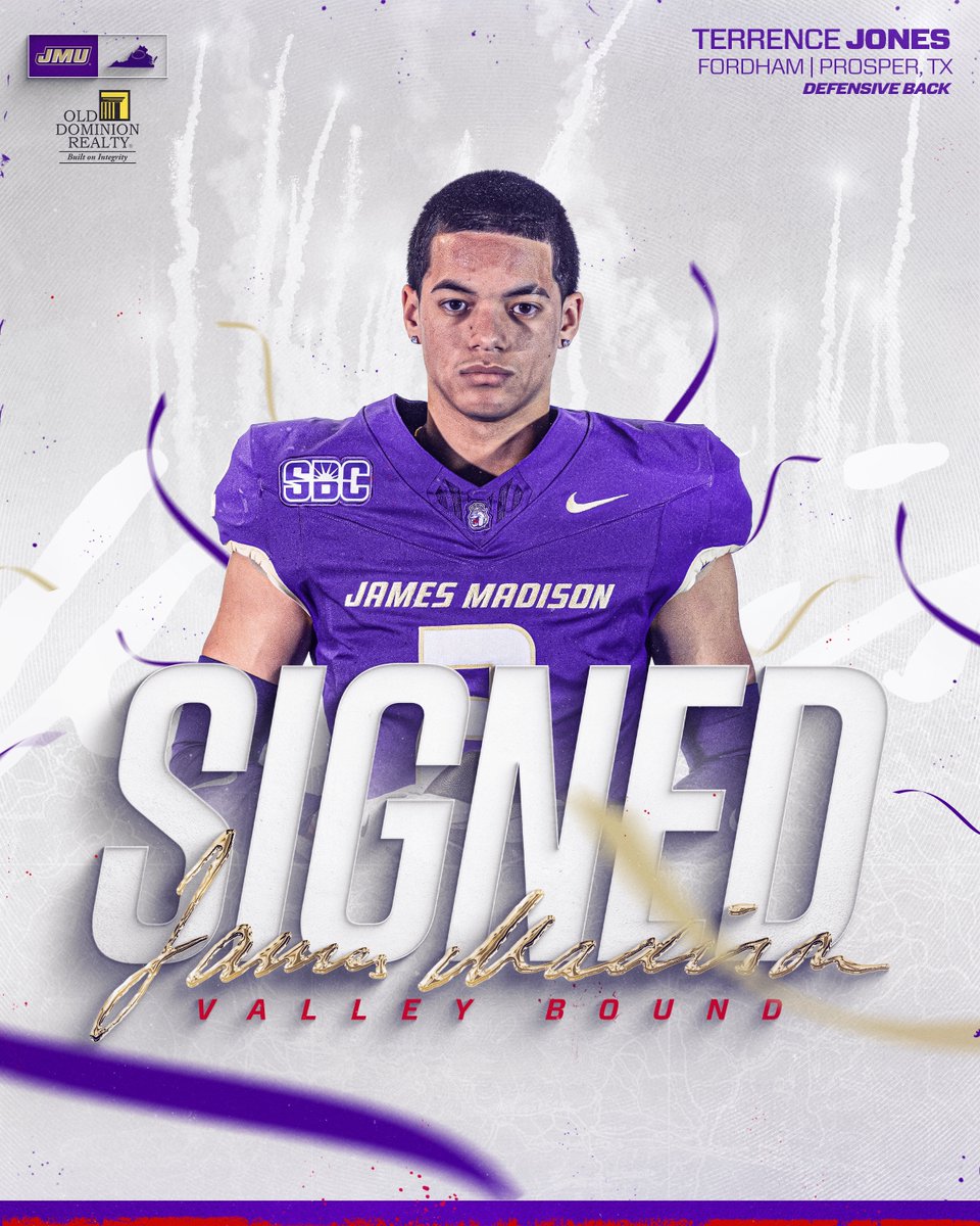 JMUFootball's tweet image. Welcome to the Valley, @TJJones06.

#GoDukes