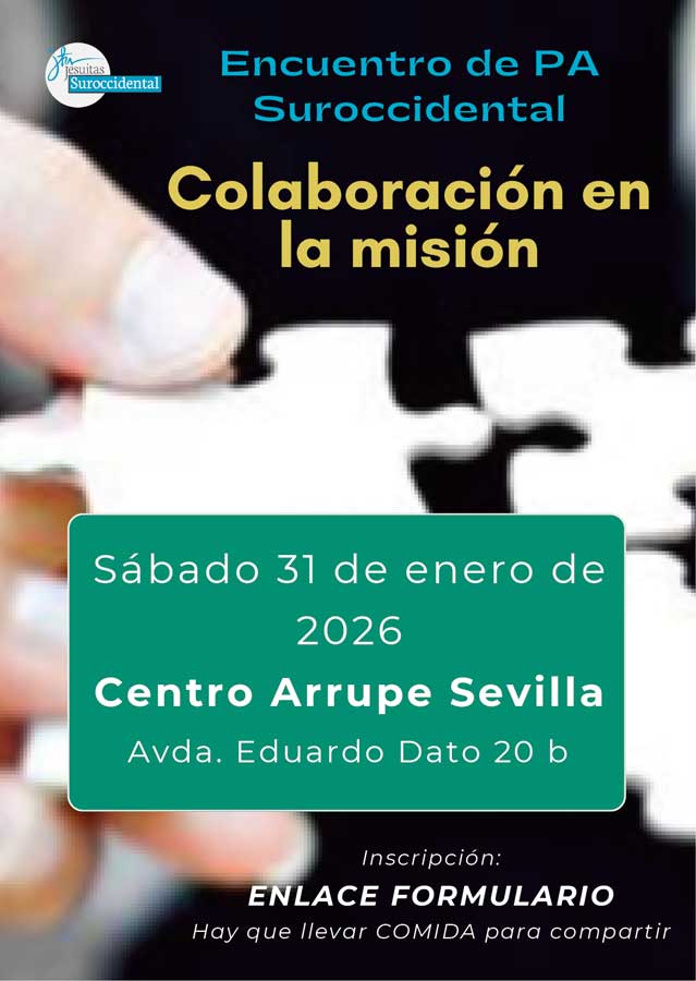 Recordatorio para que sigáis animando a las personas de vuestras obras e instituciones a participar en el encuentro de Plataforma del día 31 de enero en Sevilla.
Invitación: centroarrupesevilla.org/wp-content/upl…
Y el enlace para inscribiros: docs.google.com/forms/d/e/1FAI…