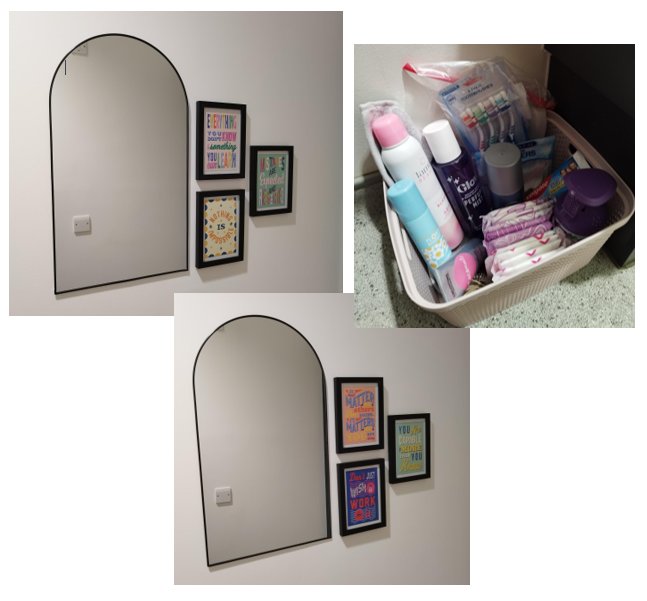 Thought long and hard what I could do/gift to staff to boost them when returning in January can be hard. The feeder in me doesn't work when people are trying to be good. Mirrors! Mirrors in the staff toilets was well received today.