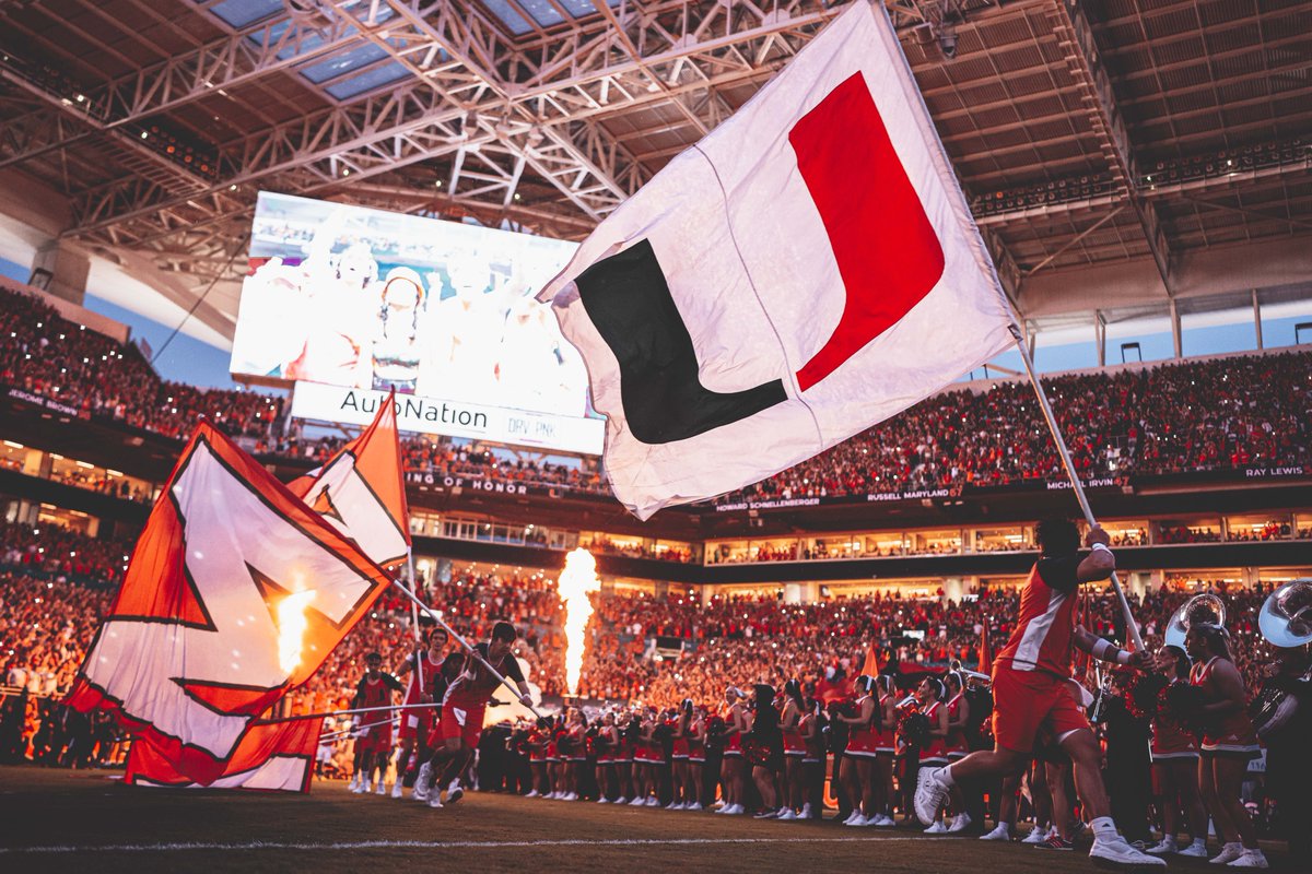 CanesFootball's tweet image. PACK HARD ROCK STADIUM AND DEFEND OUR HOME TURF‼️

MAKE IT AN ASYLUM‼️

Important ticket info: canes.news/NattyTixInfo
